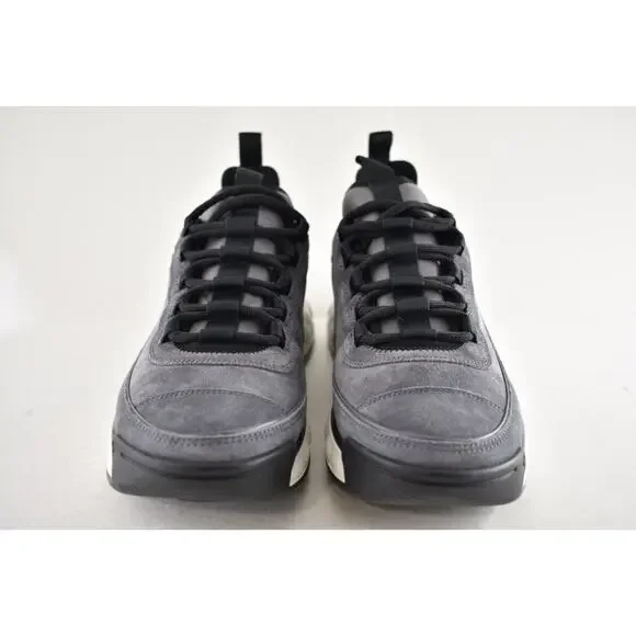 Chanel 23K Grey Suede Black White CC Logo Lace Up Low Top Trainer Sneaker 39.5 - Picture 7 of 15